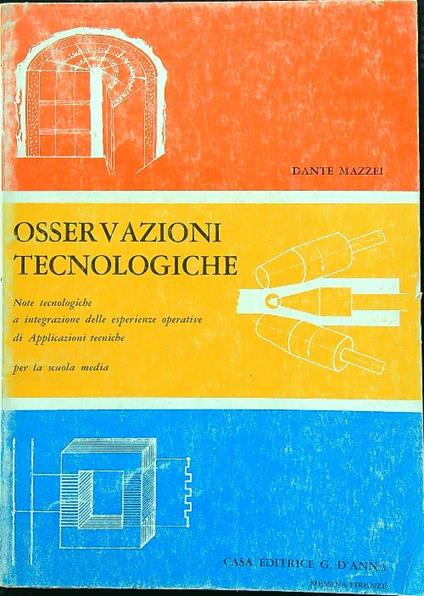 Osservazioni tecnologiche - Dante Mazzei - copertina