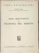 Primi orientamenti di filosofia del diritto