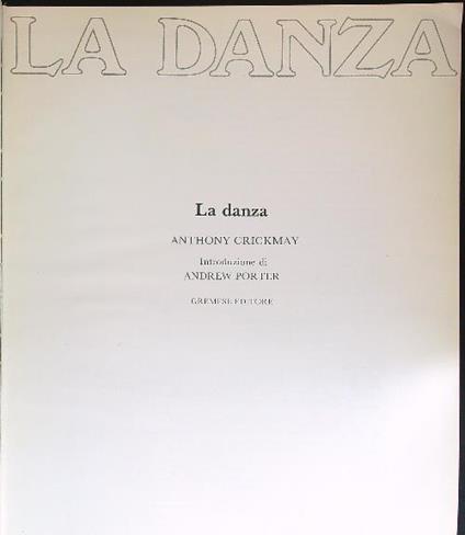 La  danza - Crickmay - copertina