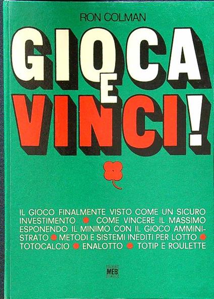 Gioca e vinci! - Ron Colman - copertina