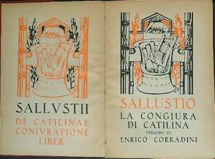 La  congiura di Catilina - Sallustio - copertina