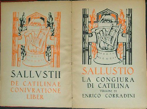 La  congiura di Catilina - Sallustio - copertina
