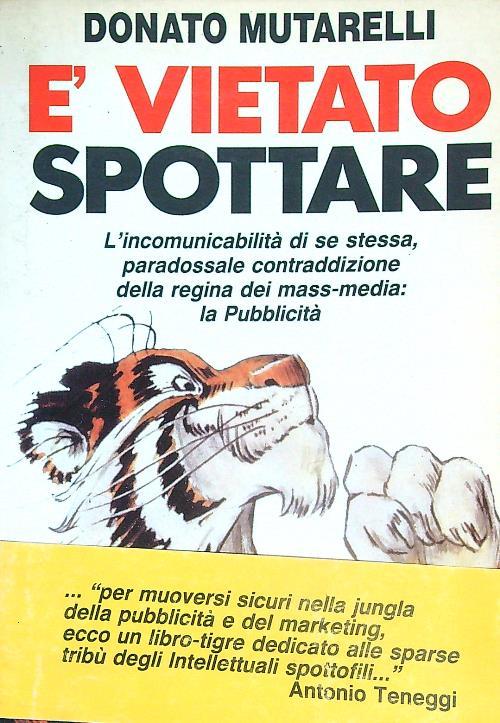 è vietato spottare - Donato Mutarelli - copertina
