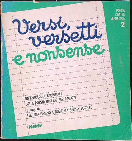 Versi, versetti e rispetti 2 - copertina