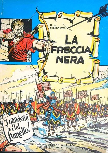 La freccia nera - R.L. Stevenson - copertina
