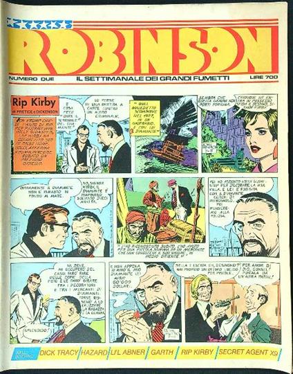 Robinson numero due - copertina