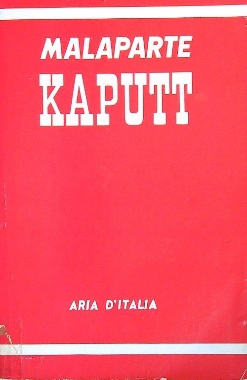 Kaputt - Curzio Malaparte - copertina