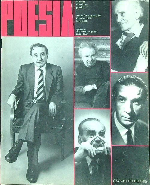 Poesia 10/1988 - copertina