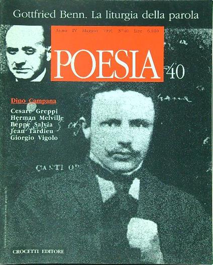 Poesia 40/1991 - copertina