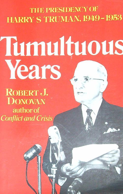 Tumultuous Years - Robert Donovan - copertina