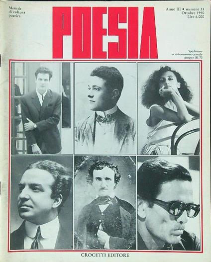 Poesia 33/1990 - copertina