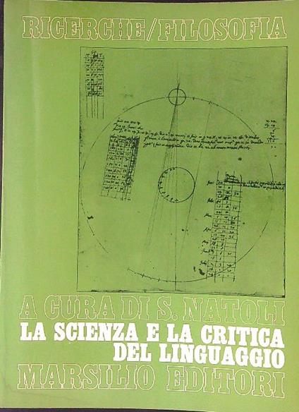 La  scienza e la critica del linguaggio - S. Natoli - copertina