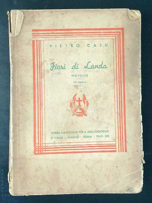 Fiori di Landa - Pietro Casu - copertina