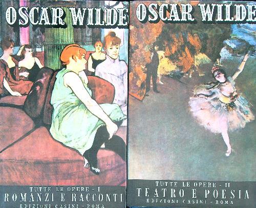 Tutte le opere. 2vv - Oscar Wilde - copertina