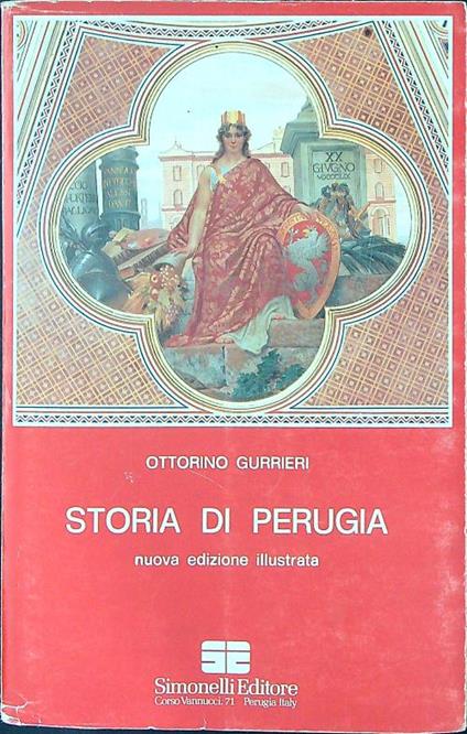 Storia di Perugia - Ottorino Gurrieri - copertina