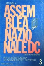 Atti dell'assemblea nazionale DC/1981 N. 3