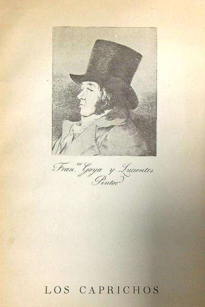 Los caprichos - Francisco Goya - copertina