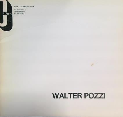 Walter Pozzi / 1972 - copertina