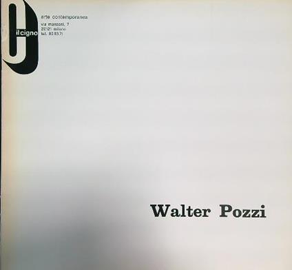 Walter Pozzi / 1-20 ottobre 1970 - copertina