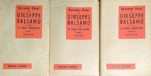 Giuseppe Balsamo 3 voll. - Alessandro Dumas - copertina