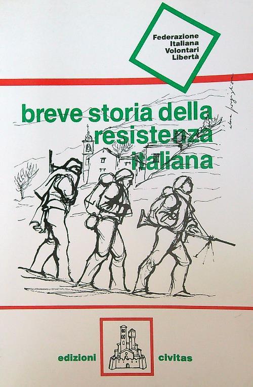 Breve storia della resistenza italiana - copertina