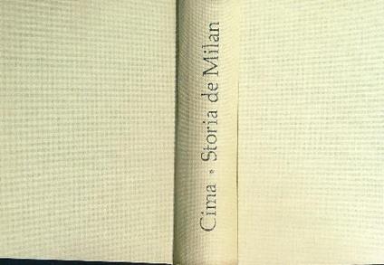 La storia de Milan - Camillo Cima - copertina