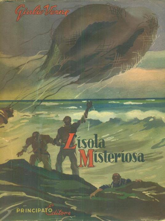L' isola misteriosa - Giulio Verne - copertina
