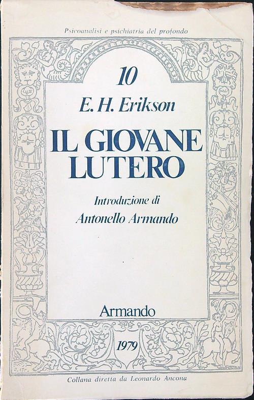 Il  giovane Lutero - E. H. Erikson - copertina