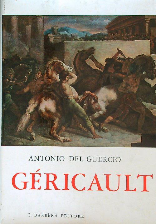 Gericault - Antonio Del Guercio - copertina