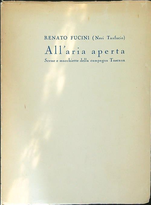 All'aria aperta - Renato Fucini - copertina