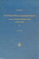 Differentialgleichungen Losungsmethoden Und Losungen II 