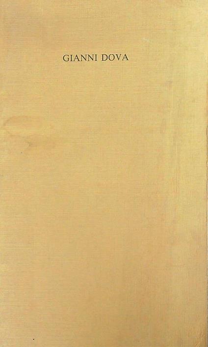 Gianni Dova - copertina