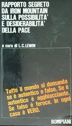 Rapporto segreto da Iron Mountain sulla possibilità e desiderabilità della pace