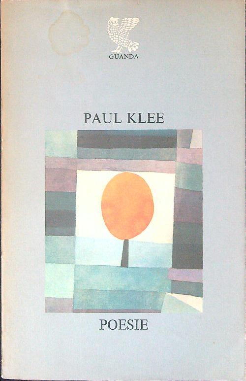 Poesie - Paul Klee - copertina