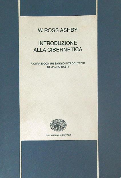 Introduzione alla cibernetica - Norbert Wiener - copertina