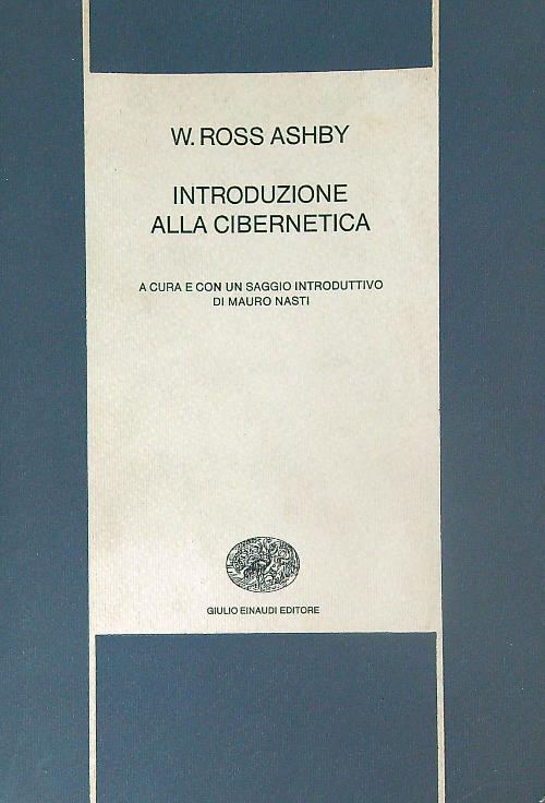 Introduzione alla cibernetica - Norbert Wiener - copertina