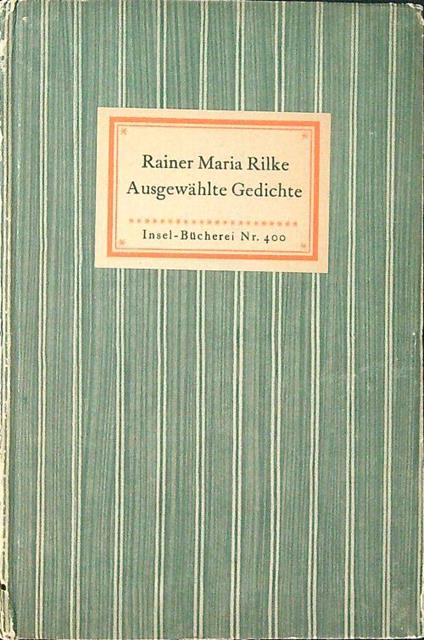Rilke Ausgewahlte Gedichte - Rainer Maria Rilke - copertina
