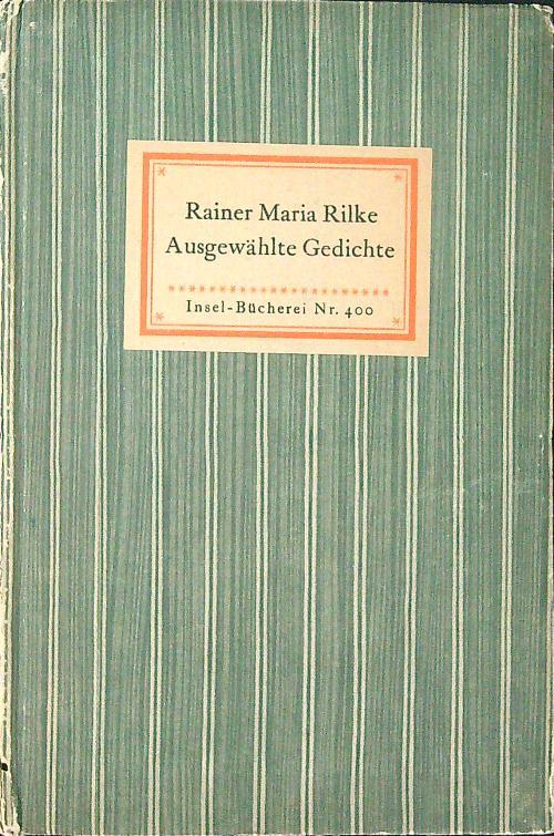 Rilke Ausgewahlte Gedichte - Rainer Maria Rilke - copertina