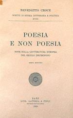 Poesia e non poesia