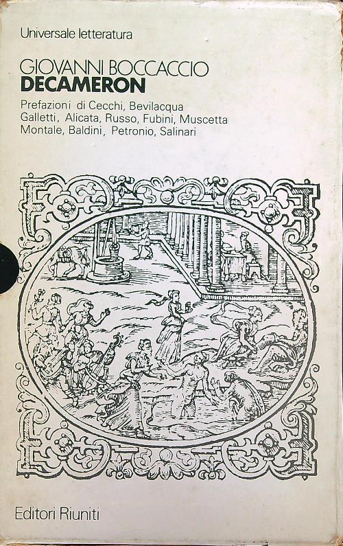 Decameron. 3vv - Giovanni Boccaccio - copertina