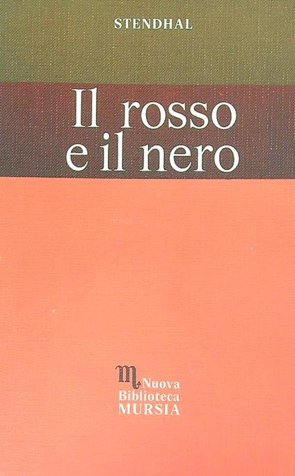 Il rosso e il nero - Stendhal - copertina