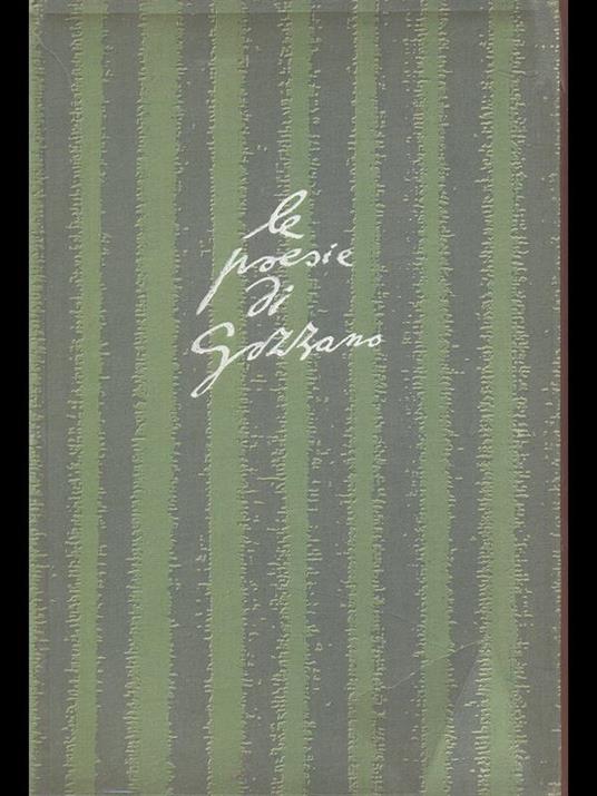 Le poesie - Guido Gozzano - copertina
