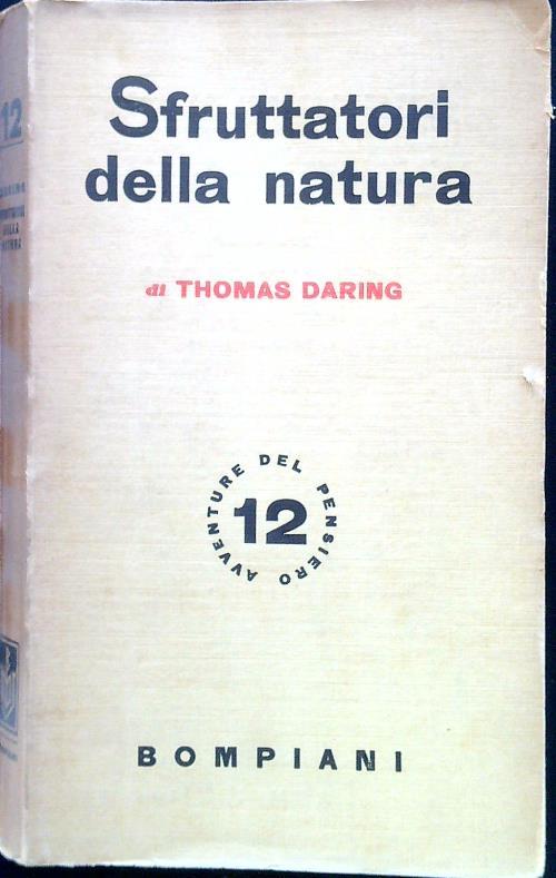 Sfruttatori della natura  - Thomas Daring - copertina