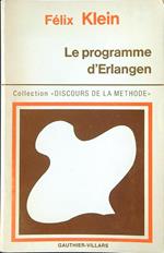 Le  programme d'Erlangen