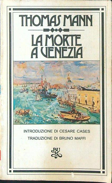 La  morte a Venezia - Thomas Mann - copertina