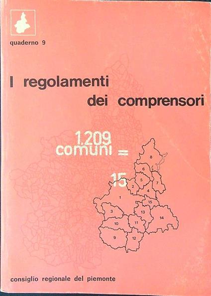 I  regolamenti dei comprensori - copertina