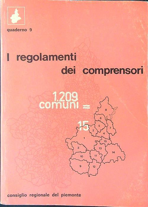 I  regolamenti dei comprensori - copertina