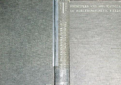 Principles and Applications of Electromagnetic Fields - Robert Plonsey - copertina