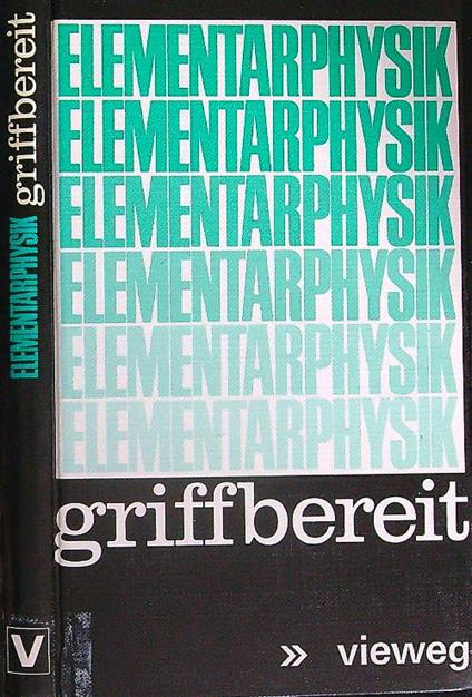 Elementarphysik griffbereit - N.I Koschkin - copertina