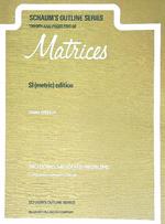 Schaum's Outline of Theory and Problems of Matrices